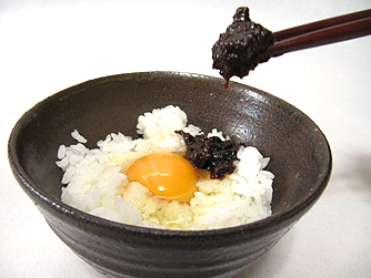ブチ辛肉味噌の卵かけご飯